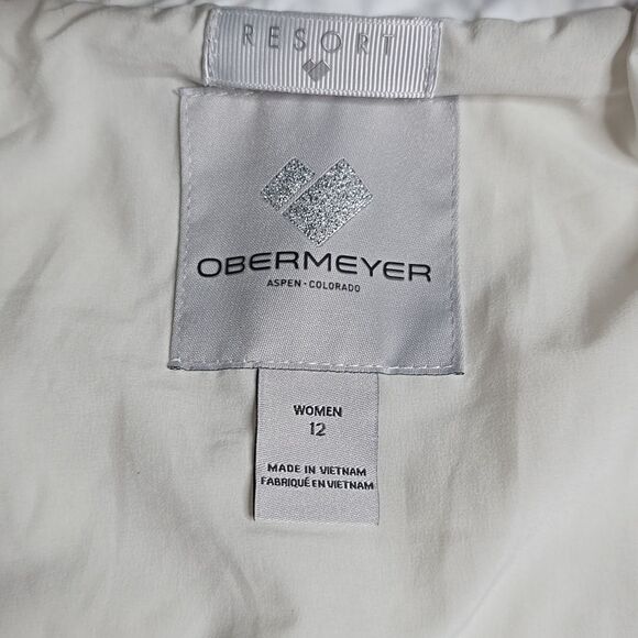 1274 NWT Obermeyer Katze Suit Size 12 Regular White - Picture 9 of 11